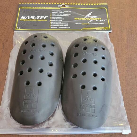 Scorpion EXO Men's SAS-TEC Armor Shoulder/Elbow Knee 9102-03 SC 1/02 New0 - Picture 6 of 13